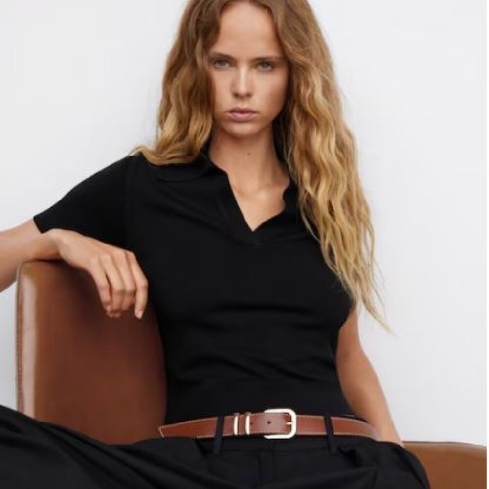 Mango Polo Style Sweater